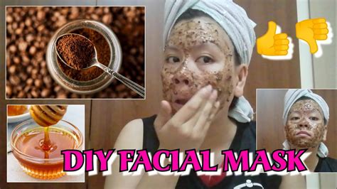 How do you make a coffee honey face mask?